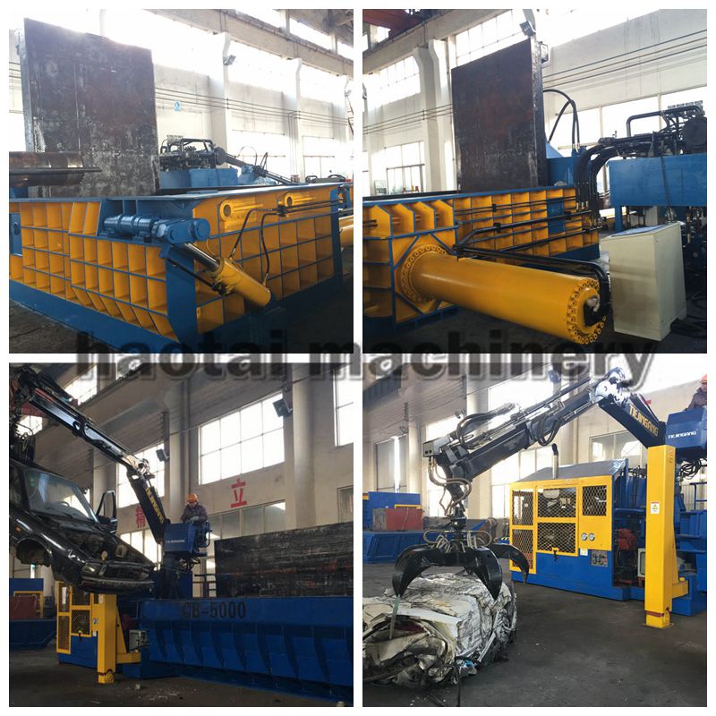 Scrap baler